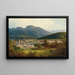 Ansicht von Ischl und der Kaiservilla - Ferdinand Lepié — gerahmtes Bild an der Wand