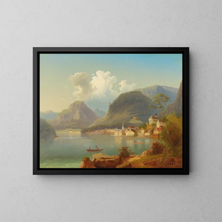 Ferdinand Lepie - View of Hallstatt.webp
