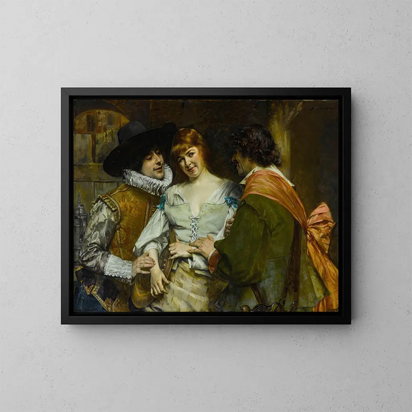 Ein Auswahl - Ferdinand Roybet — gerahmtes Bild an der Wand