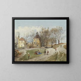 Ferdinand Weckbrodt - Die BrigittaKapelle in WienBrigittenau.webp