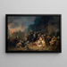 La Furie espagnole à Anvers - Ferdinand de Braekeleer — gerahmtes Bild an der Wand