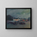 Essen bei Mondschein - Ferdinand du Puigaudeau — gerahmtes Bild an der Wand