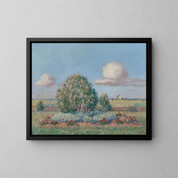 Parterre fleuri - Ferdinand du Puigaudeau — gerahmtes Bild an der Wand