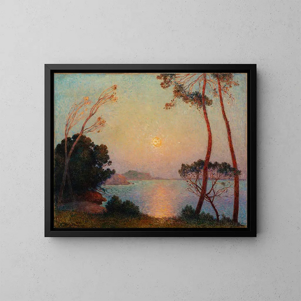 Meereslandschaft - Ferdinand du Puigaudeau — gerahmtes Bild an der Wand