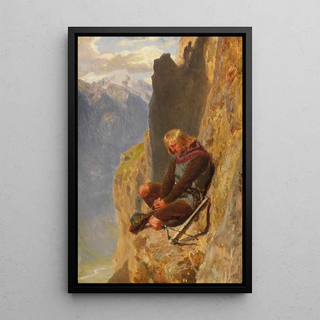 Ferdinand von Harrach - Kaiser Maximilian I in der Martinswand.webp