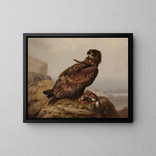 Ferdinand von Wright - WhiteTailed Eagle With Its Prey.webp