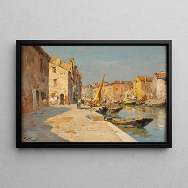 Ferdinando Silvani - Kanal in Venedig.webp