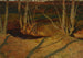 Herbstlandschaft bei Sonnenuntergang - Ferdynand Ruszczyc — Ansicht des Kunstwerks