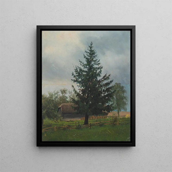 Fichte - Ferdynand Ruszczyc — gerahmtes Bild an der Wand