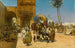 Eine Karawane vor einer Moschee - Ferenc Eisenhut — Ansicht des Kunstwerks