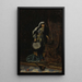 Tochter des Harems - Ferenc Eisenhut — gerahmtes Bild an der Wand