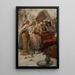 Eine exotische Frau und ihre Gefolgsleute - Fernand Cormon — gerahmtes Bild an der Wand