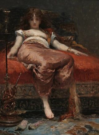 Fernand Cormon - Femme Au Narguile.webp