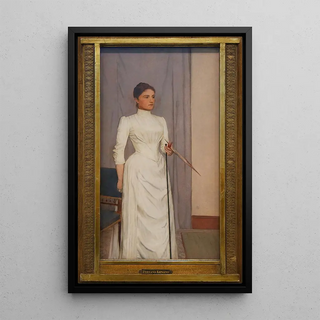 Fernand Khnopff - Portrait of Madeline Mabille.webp