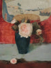 Rosen und japanischer Fächer Ölgemälde auf Leinwand - Fernand Khnopff — Ansicht des Kunstwerks