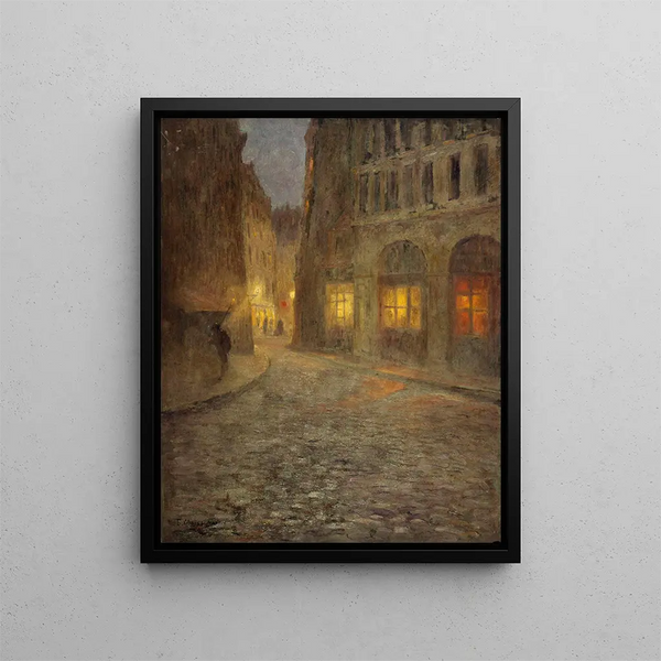 Die Straße der Montagne-Sainte-Geneviève - Fernand Maillaud — gerahmtes Bild an der Wand