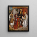 Epiphanie - Fernando Gallego — gerahmtes Bild an der Wand