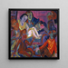 Feier im Atelier - Hermann Scherer — gerahmtes Bild an der Wand