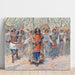 Reproduktion des Gemäldes Fêtes en l'honneur de David - James Tissot