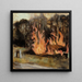Feux de joie - Hugo Simberg — gerahmtes Bild an der Wand