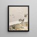 Januar II - Fidelia Bridges — gerahmtes Bild an der Wand