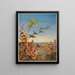 Oktober - Fidelia Bridges — gerahmtes Bild an der Wand