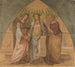 Allégorie Figuren der Architektur, Skulptur und Malerei - Philipp Veit — Ansicht des Kunstwerks