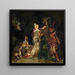Figuren in einem Park - Adolphe Monticelli — gerahmtes Bild an der Wand