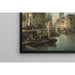 Figuren und Boote an einem Kanal in Amsterdam mit der Zuiderkerk im Hintergrund - Cornelis Christiaan Dommelshuizen