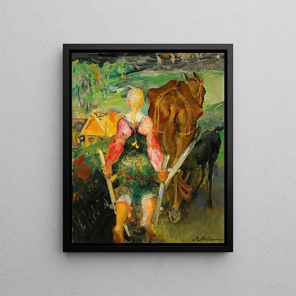 Labour - Filipp Malyavin — gerahmtes Bild an der Wand