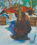 Baba russe portant de l'eau - Filipp Malyavin — Ansicht des Kunstwerks