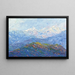Landschaft Bergland - Filippo Franzoni — gerahmtes Bild an der Wand