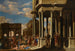 Caprice architektonisch mit einer Bacchanal-Prozession - Filippo Gagliardi — Ansicht des Kunstwerks