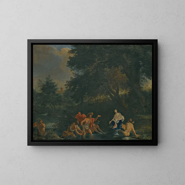 Latone und die Lyzien - Filippo Lauri — gerahmtes Bild an der Wand