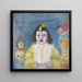 Mädchen mit Kommunionsmasken - James Ensor — gerahmtes Bild an der Wand