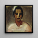 Tochter von Kalifornien I - Helene Schjerfbeck — gerahmtes Bild an der Wand