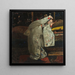 Mädchen im weißen Kimono - George Hendrik Breitner — gerahmtes Bild an der Wand