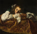 Schlafendes Mädchen - Domenico Fetti — Ansicht des Kunstwerks