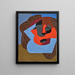 Komposition - Fillia — gerahmtes Bild an der Wand