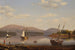 Insel Bar und Berge des Mont Desert vom Somes Settlement - Fitz Henry Lane — Ansicht des Kunstwerks