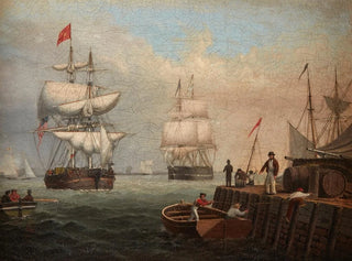 Hafen von Boston - Fitz Henry Lane — Ansicht des Kunstwerks