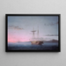 Holzsegelschiffe am Abend in der Penobscot-Bucht - Fitz Henry Lane — gerahmtes Bild an der Wand