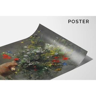 Fleurs dans un vase - Pierre-Auguste Renoir | Reproduction Tableau Décoration murale affiche copie