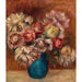Reproduktion des Gemäldes Blumen in einer grünen Vase - Pierre-Auguste Renoir