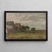 Landschaft in Schweden - Félicien Rops — gerahmtes Bild an der Wand