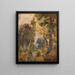 Landschaft - Félix Bracquemond — gerahmtes Bild an der Wand