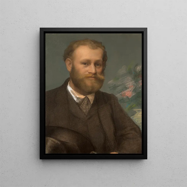 Portrait von Édouard Manet - Félix Bracquemond — gerahmtes Bild an der Wand