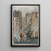 L'Avenue du Maine XIVe Paris Blick vom 6. Stock Nr.42 der Gassendi-Straße - Félix Brard — gerahmtes Bild an der Wand