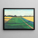 Die Felder Plateau der Rotkreuz - Félix Vallotton — gerahmtes Bild an der Wand