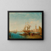 Embarkation am Sklavenkai - Félix Ziem — gerahmtes Bild an der Wand
